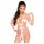 Penthouse Midnight Mirage - satiinkittel ja stringid (roosa) - XL
