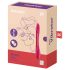 Satisfyer Elastic Joy - laetav, paindlik paarivibraator (punane)