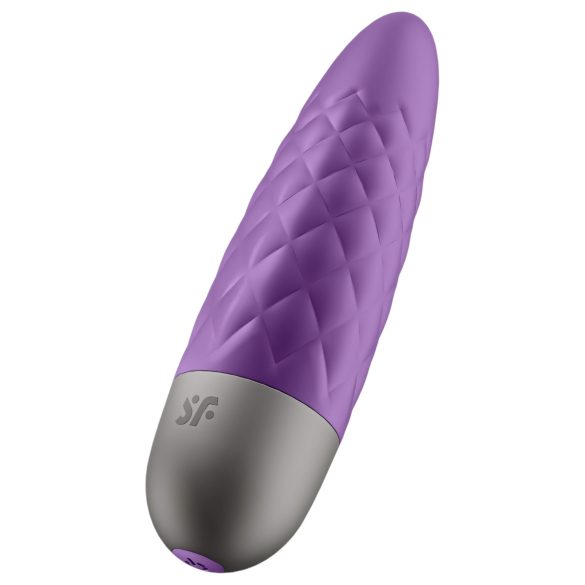 Satisfyer Ultra Power Bullet 5 - akulaetav veekindel vibraator (violetne)