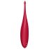 Satisfyer Twirling Fun - laetav, veekindel kliitorivibraator (punane)