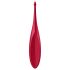 Satisfyer Twirling Fun - laetav, veekindel kliitorivibraator (punane)