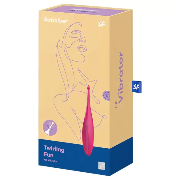 Satisfyer Twirling Fun - kliitorivibraator - akuga, veekindel, roosa