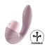 Satisfyer Supernova - taaskasutatav õhulainete 2in1 vibraator (roosa)