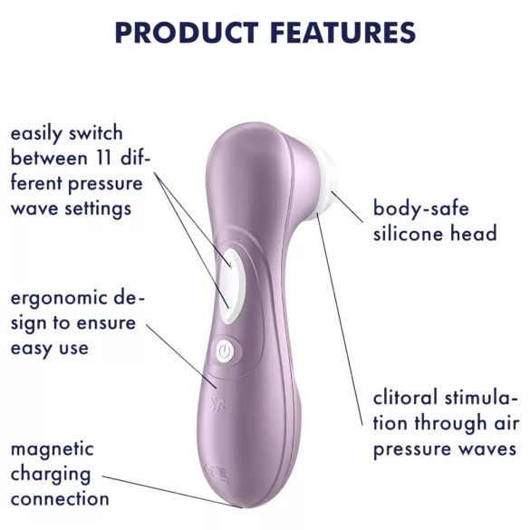 Satisfyer Pro 2 Gen2 - aku kliitoristimulaator - lilla