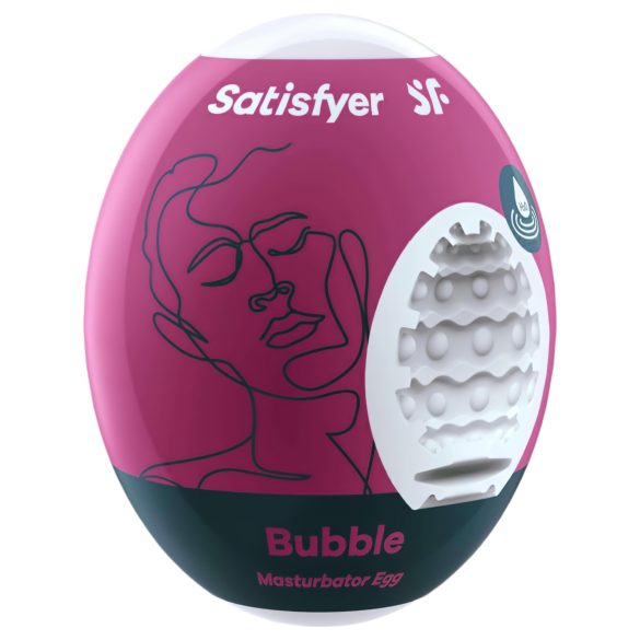 Satisfyer Egg Bubble - masturbaator muna meestele - 1 tk