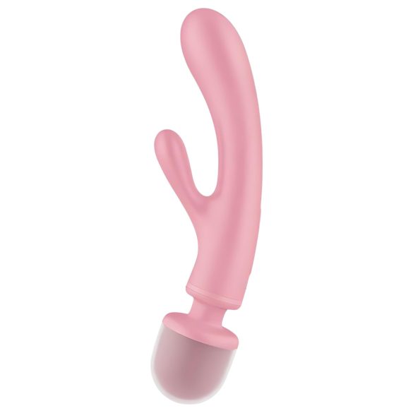 Satisfyer Triple Lover - G-punkti ja kliitori vibraator - roosa