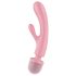 Satisfyer Triple Lover - G-punkti ja massaaživibraator (roosa)
