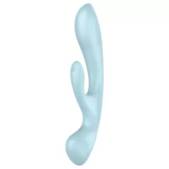   Satisfyer Triple Oh - akuga kliitorivarrega vibraator (sinine)