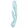 Satisfyer Triple Oh - akuga kliitorivarrega vibraator (sinine)