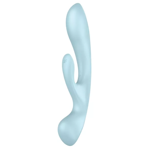 Satisfyer Triple Oh - akuga kliitorivarrega vibraator (sinine)
