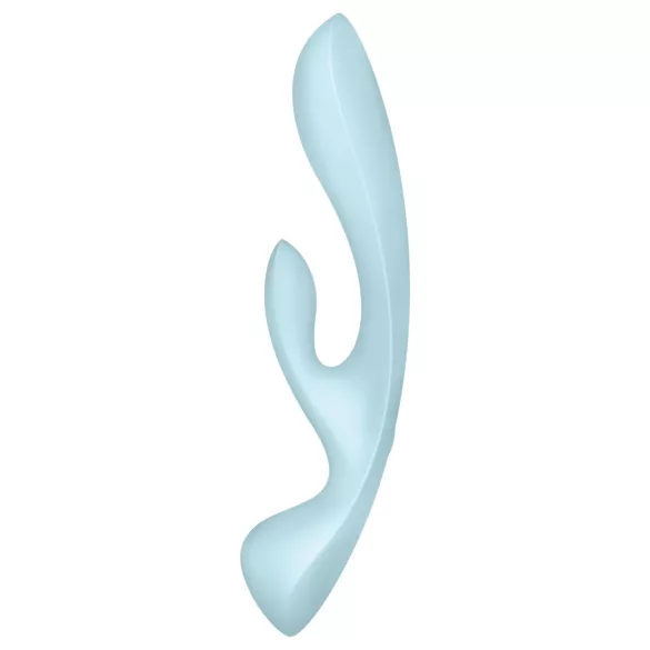 Satisfyer Triple Oh - akuga kliitorivarrega vibraator (sinine)