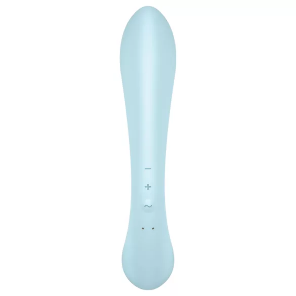 Satisfyer Triple Oh - akuga kliitorivarrega vibraator (sinine)