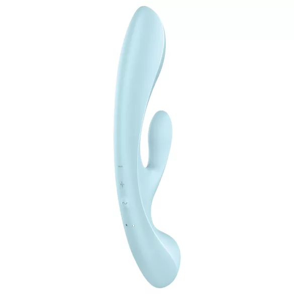 Satisfyer Triple Oh - akuga kliitorivarrega vibraator (sinine)