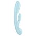 Satisfyer Triple Oh - akutoitega kliitorivibraator käepidemega (sinine)