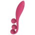 Satisfyer Tri Ball 1 - laetav, multifunktsionaalne vibraator (punane)