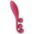 Satisfyer Tri Ball 1 - laetav, multifunktsionaalne vibraator (punane)