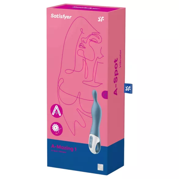 Satisfyer A-Mazing 1 - akuga A-punkti vibraator - sinine