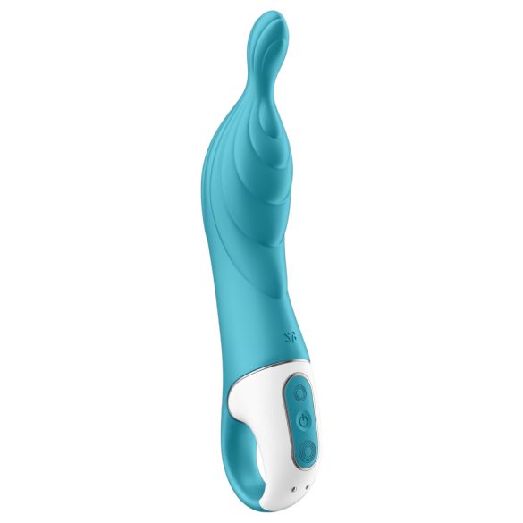 Satisfyer A-Mazing 2 - laetav, A-punkti vibraator (türkiis)