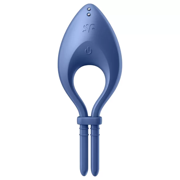 Satisfyer Bullseye - rakenduse kaudu juhitav vibreeriv peeniserõngas meestele (sinine)