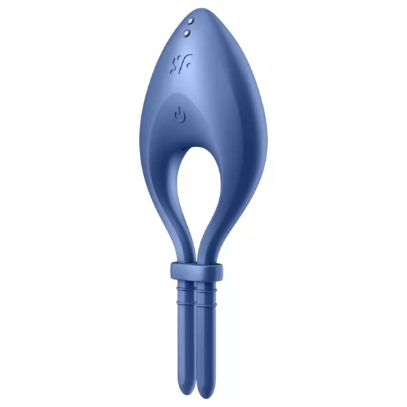 Satisfyer Bullseye - rakenduse kaudu juhitav vibreeriv peeniserõngas meestele (sinine)