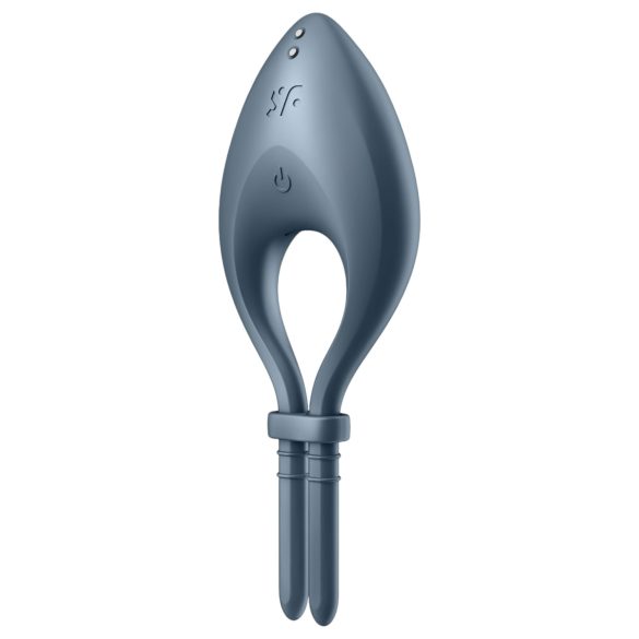 Satisfyer Bullseye - nutikas vibreeriv peeniserõngas (hall)