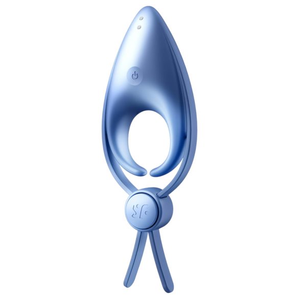 Satisfyer Sniper - laetav, vibreeriv peenisrõngas (sinine)
