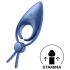 Satisfyer Sniper - laetav, vibreeriv peenisrõngas (sinine)