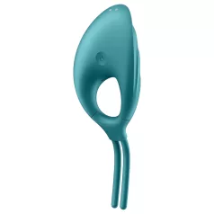   Satisfyer Swordsman - akuga, vibreeriv peeniserõngas (roheline)