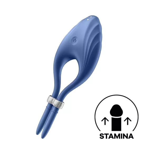 Satisfyer Duelist - vibraatoriga peenisekumm, laetav, sinine