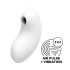 Satisfyer Vulva Lover 2 - õhulainetega kliitori vibraator (valge)