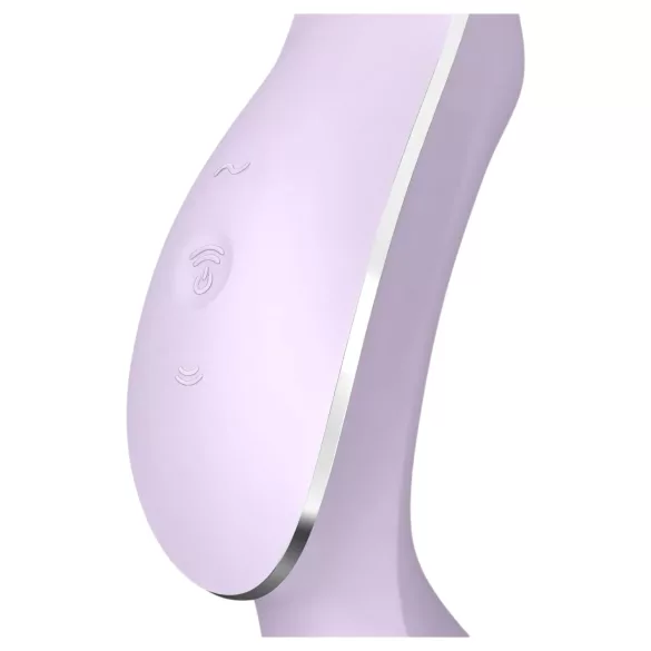 Satisfyer Curvy Trinity 2 - õhulainega 2in1 vibraator - lilla