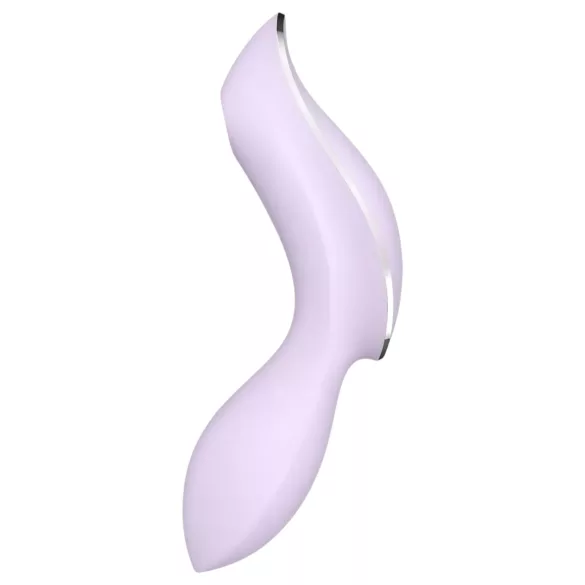 Satisfyer Curvy Trinity 2 - õhulainega 2in1 vibraator - lilla
