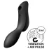 Satisfyer Curvy Trinity 2 - õhulaine 2in1 vibraator (must)