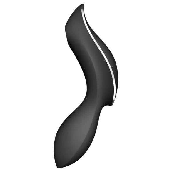 Satisfyer Curvy Trinity 2 - õhulaine 2in1 vibraator (must)