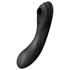   Satisfyer Curvy Trinity 4 - õhulainetega 2-in-1 vibraator (must)