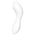 Satisfyer Curvy Trinity 5+ - rakendusega juhitav 2in1 vibraator (valge)