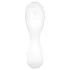 Satisfyer Curvy Trinity 5+ - rakendusega juhitav 2in1 vibraator (valge)