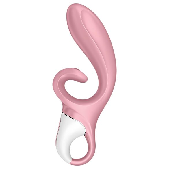 Satisfyer Hug Me - kliitorivibraator käepidemega - roosa