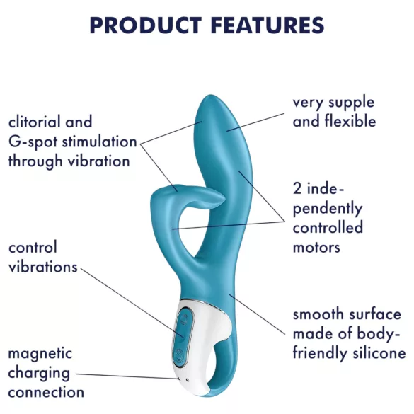 Satisfyer Embrace Me - vibraator kliitorile ja G-punktile