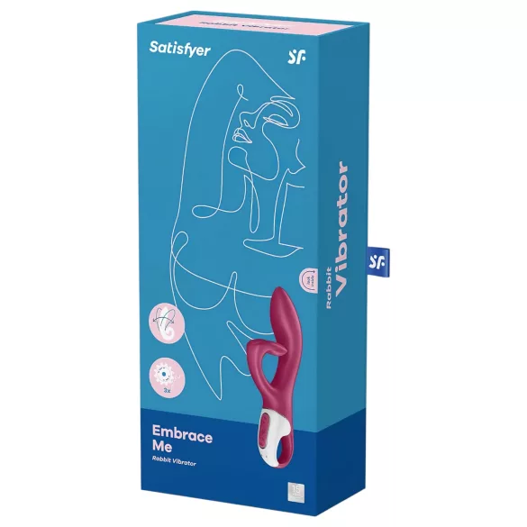 Satisfyer Embrace Me - akuga kliitorivibraator (punane)