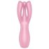 Satisfyer Threesome 3 - akuga kliitorivibraator (roosa)
