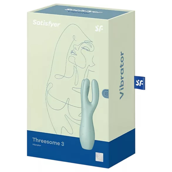 Satisfyer Threesome 3 - akuga kliitorivibraator (mündiroheline)