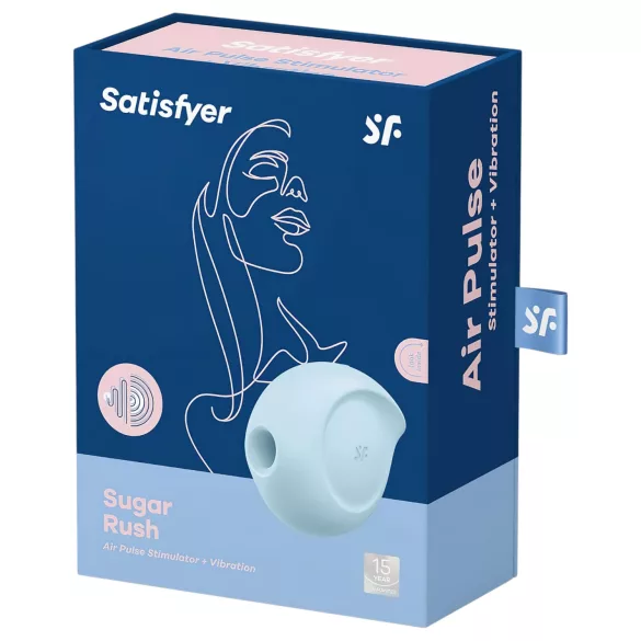Satisfyer Sugar Rush - õhulainete kliitorivibraator - sinine