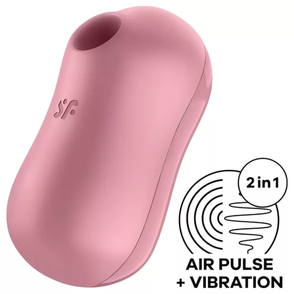 Satisfyer Cotton Candy - õhulainega kliitorivibraator - korall