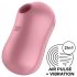Satisfyer Cotton Candy - õhulainete kliitori vibraator (koral)