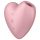 Satisfyer Cutie Heart - akulaadijaga kliitori imevibraator (roosa)