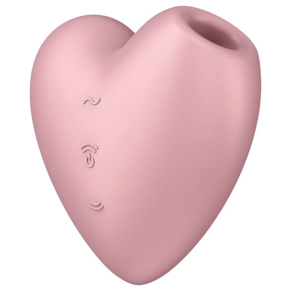 Satisfyer Cutie Heart - akulaadijaga kliitori imevibraator (roosa)