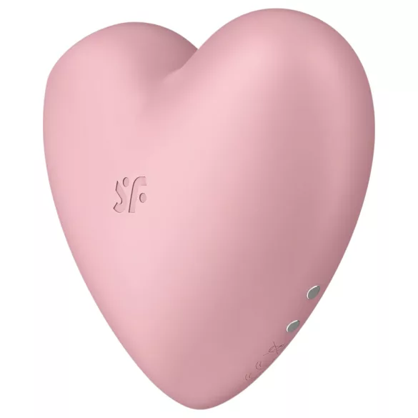 Satisfyer Cutie Heart - kliitorivibraator õhulainetega - roosa, laetav