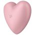 Satisfyer Cutie Heart - akulaadijaga kliitori imevibraator (roosa)