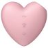 Satisfyer Cutie Heart - akulaadijaga kliitori imevibraator (roosa)